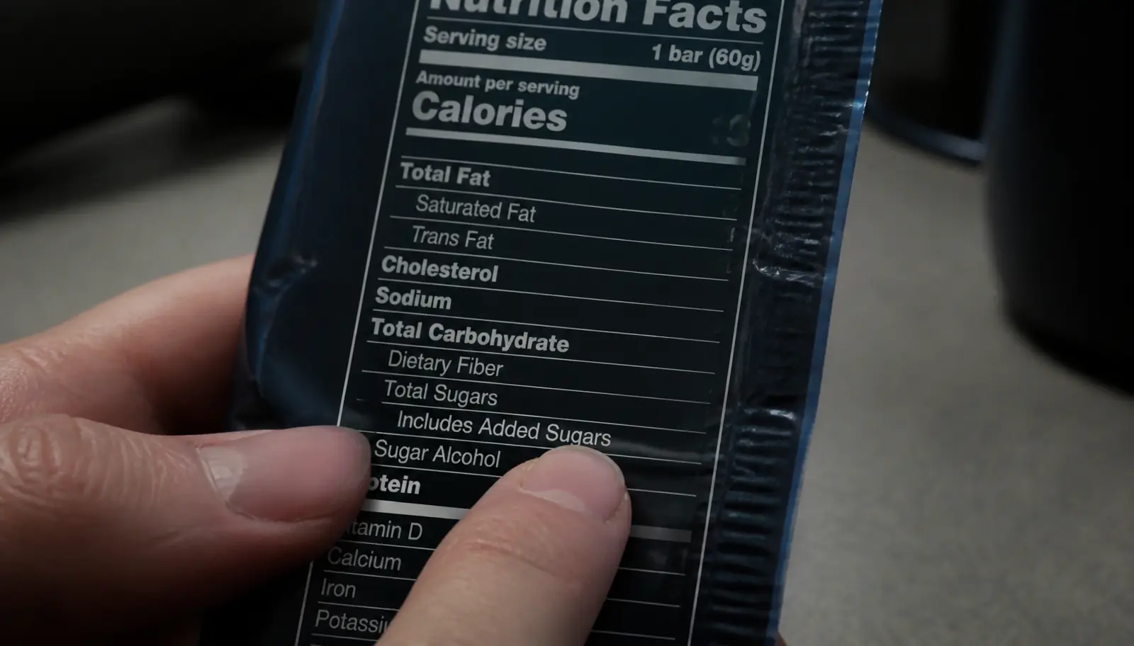 Zero added sugar on a protein bar is not the same as sugar-free